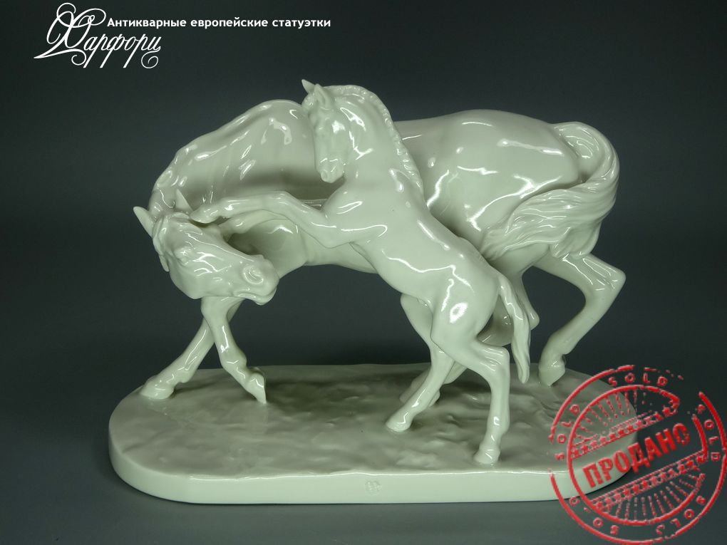 Купить фарфоровые статуэтки Nymphenburg, Детские игры, Германия